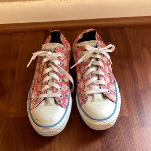 Pink and blue sheep Converse All Stars